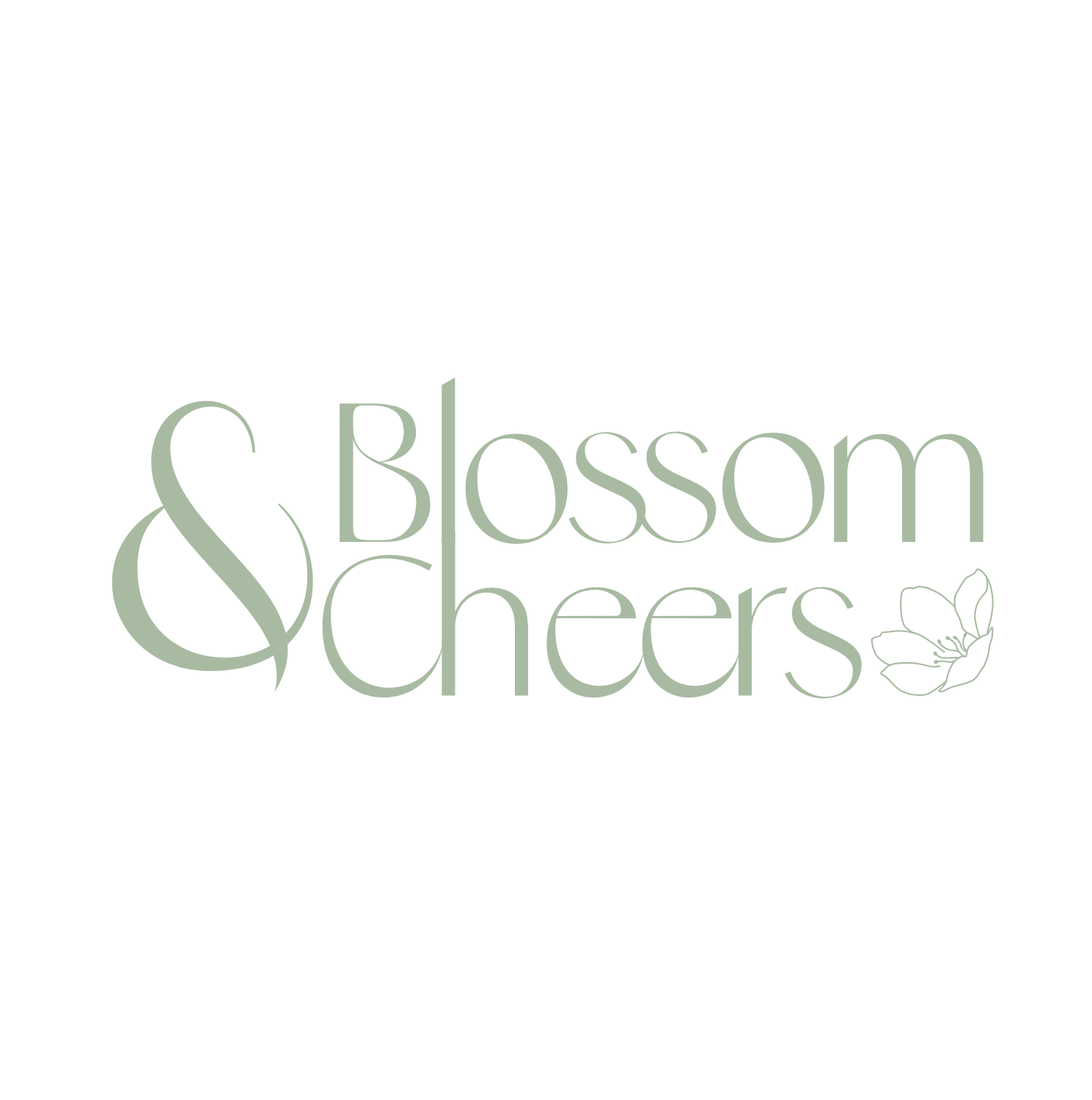 Blossom&Cheers Logo Design