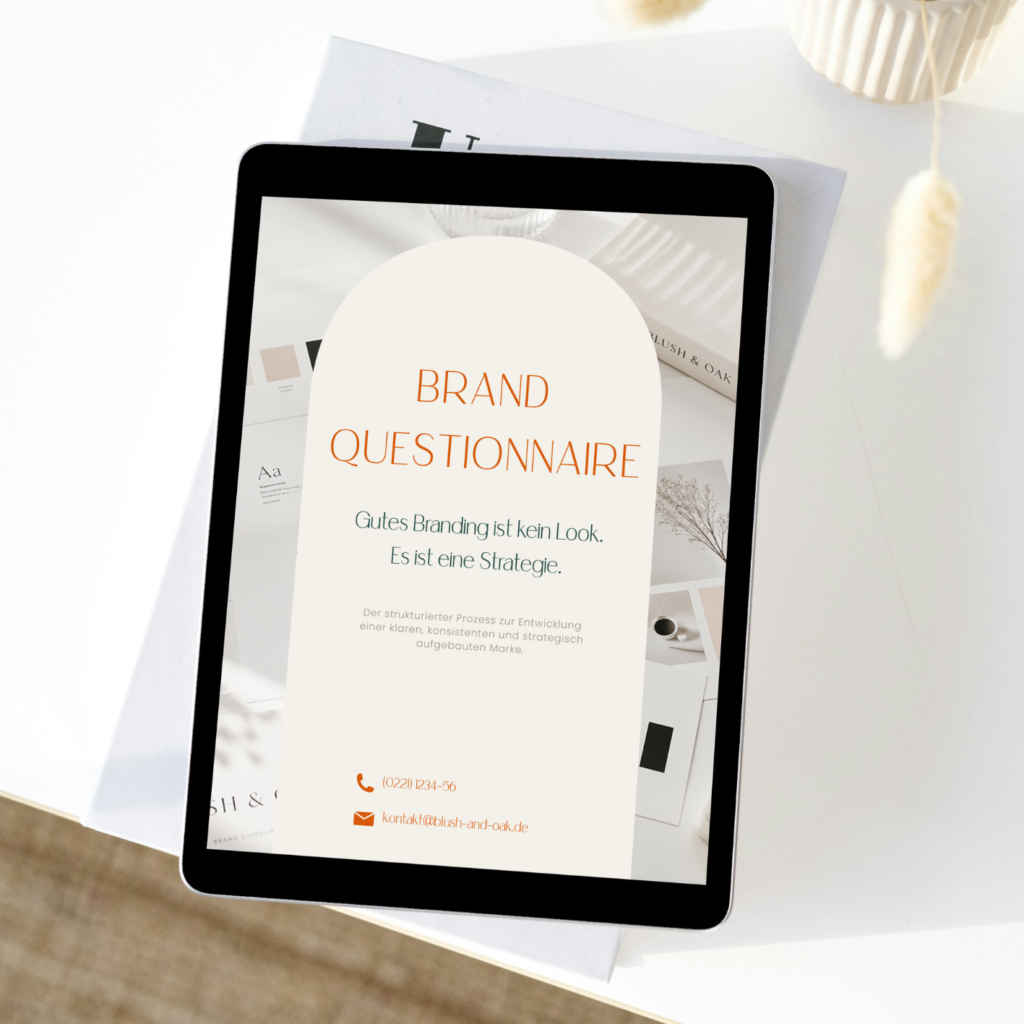 Brand Foundation Paket Brand Quesitionnaire